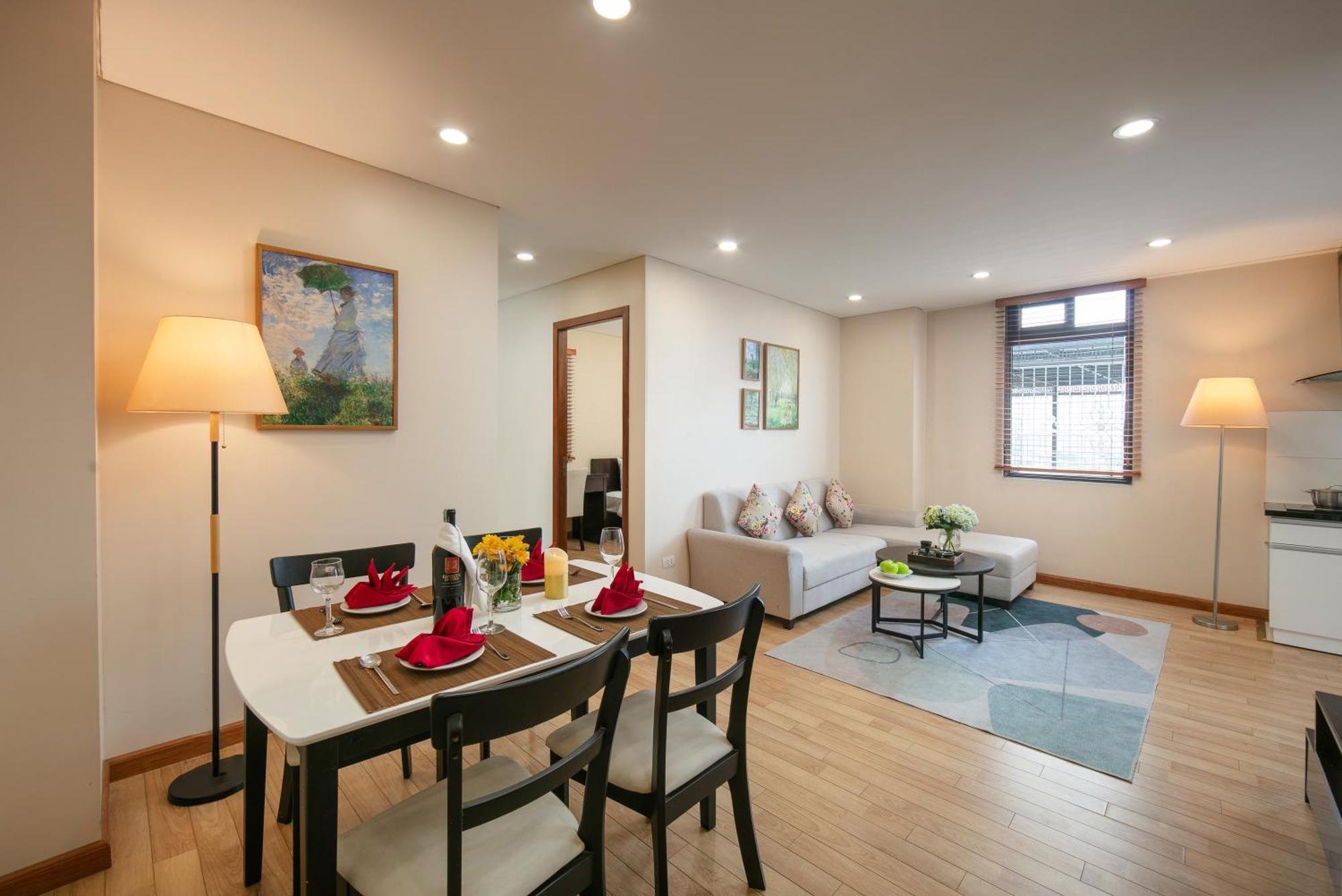 האנוי Hb Serviced Apartment - 121B Quan Hoa מראה חיצוני תמונה